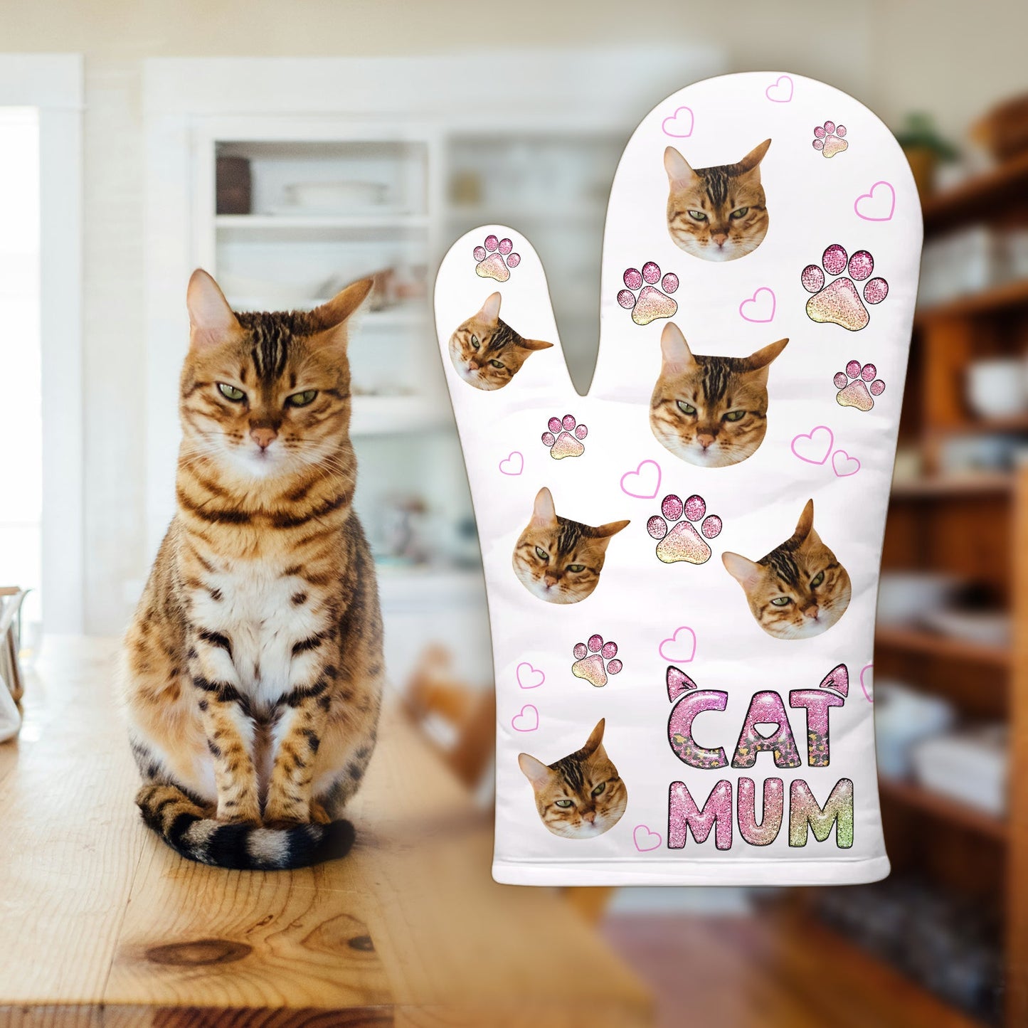 Pet Lovers - Dog/Cat Mum - Personalized Oven Mitt