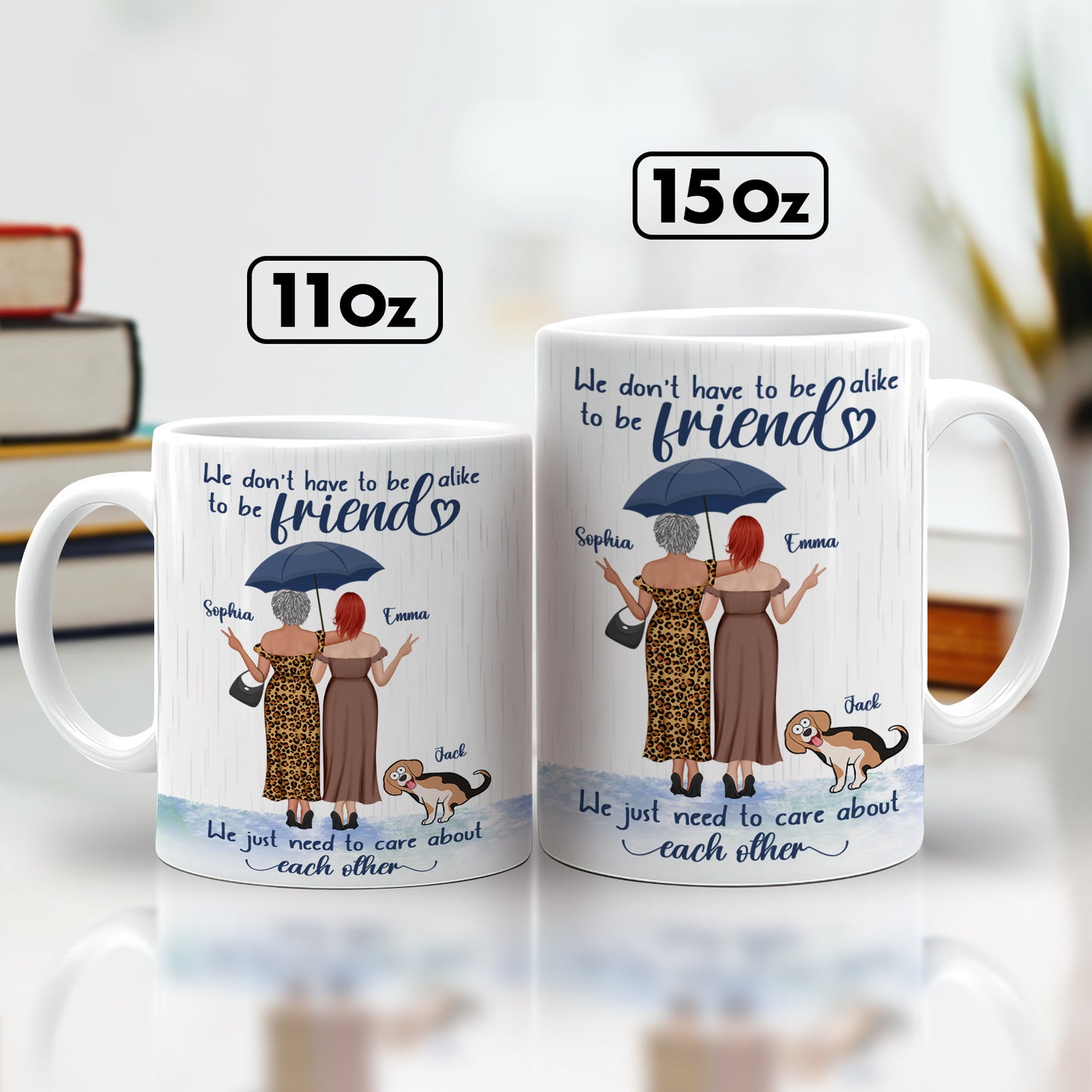 Besties - We Just Need To Care About Each Other - Personalized Mug