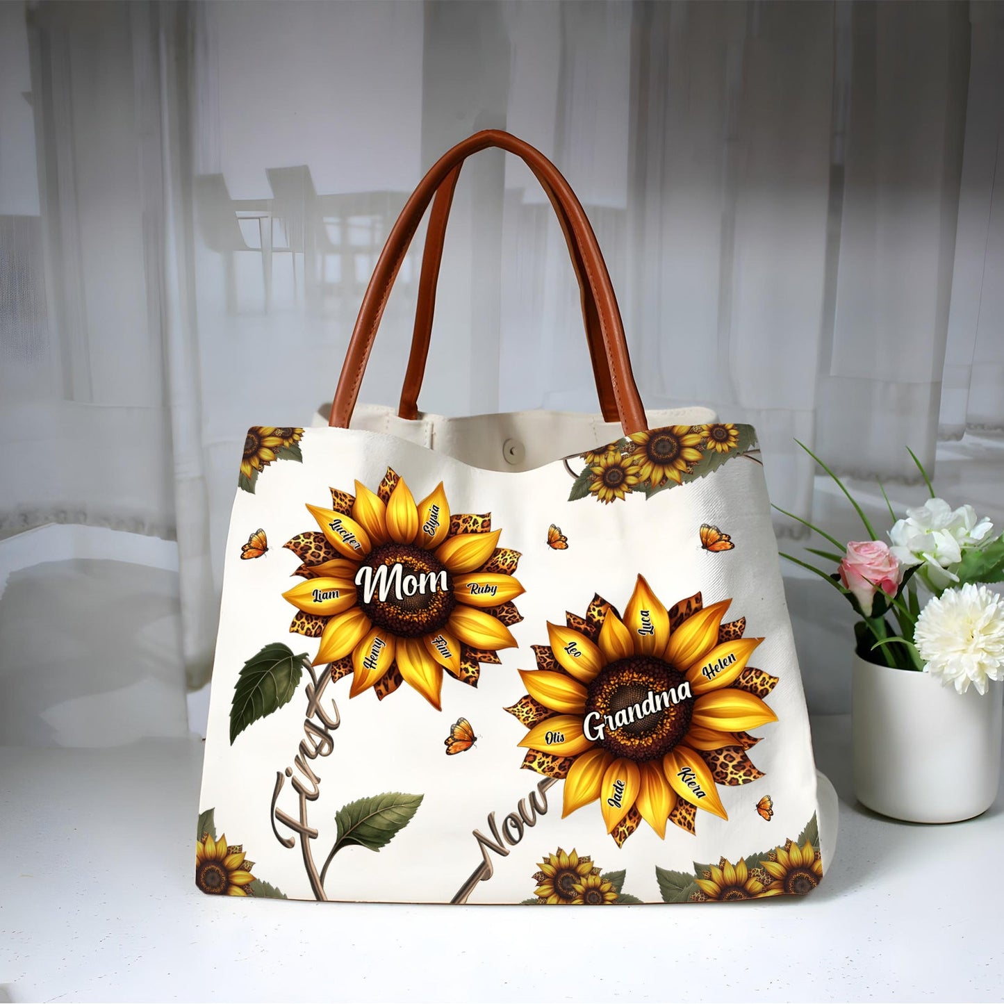 Gift For Mom - Personalized Grandma Tote Bag