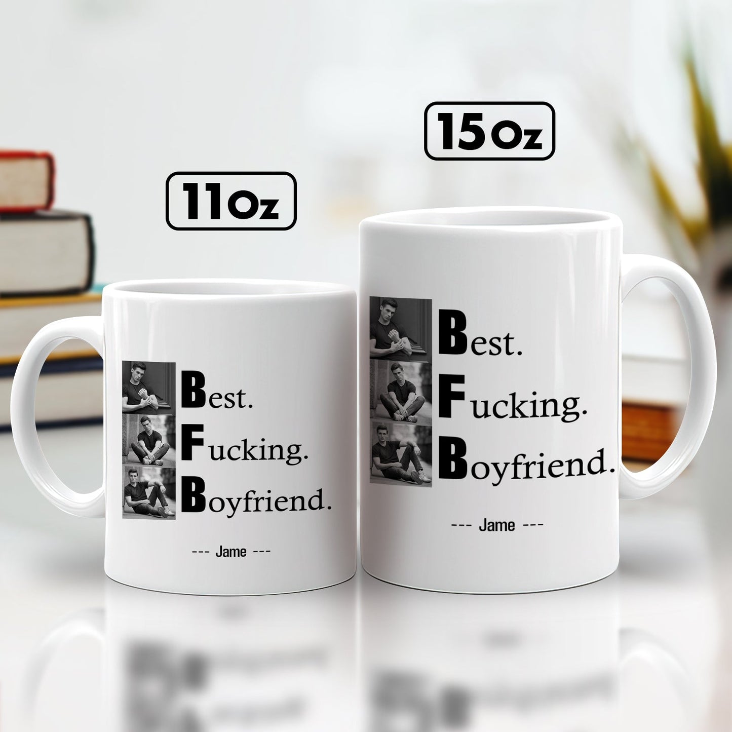 Couple - Best F*cking - Personalized Photo Mug