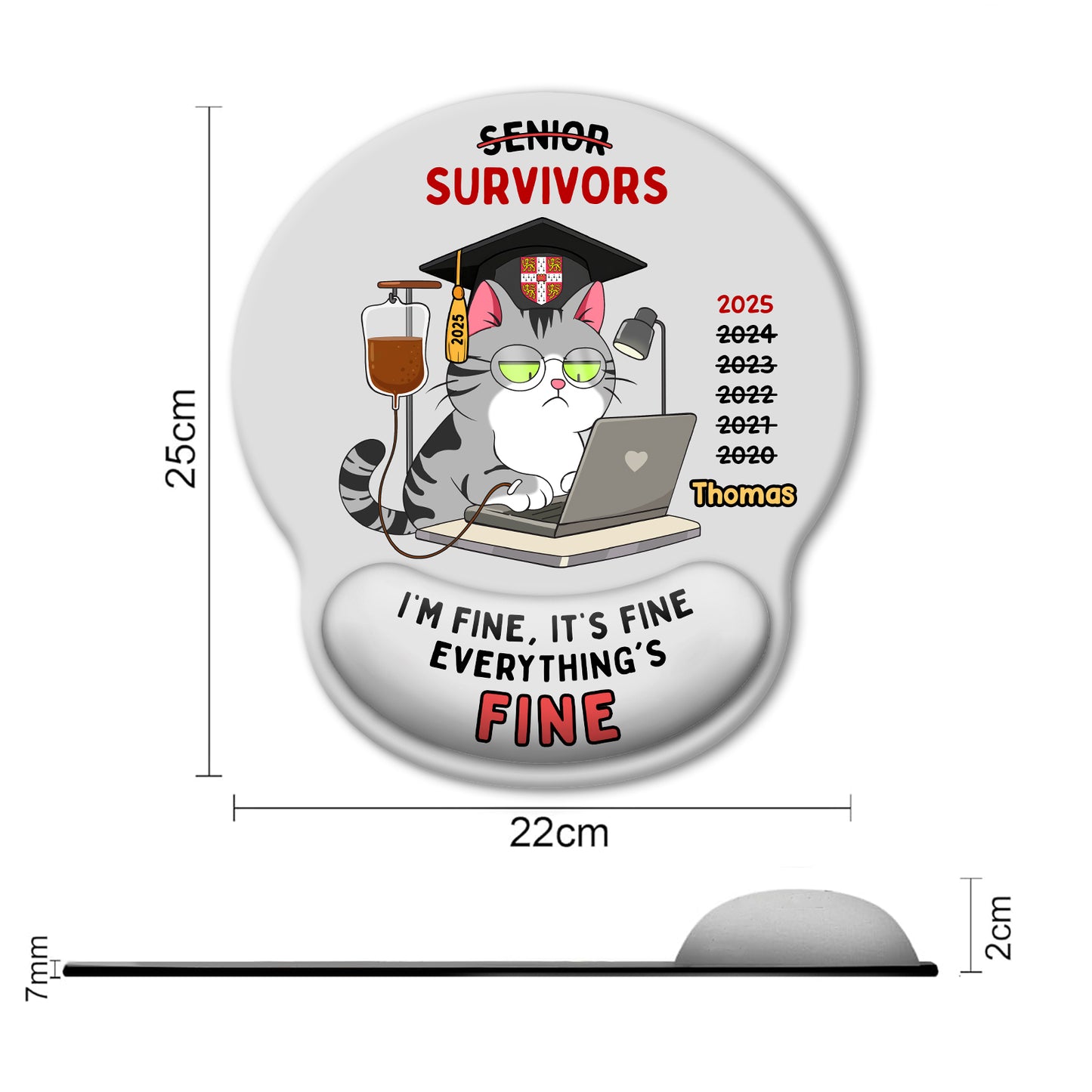 Pet Lovers - Survivors - Personalized Mouse Pad