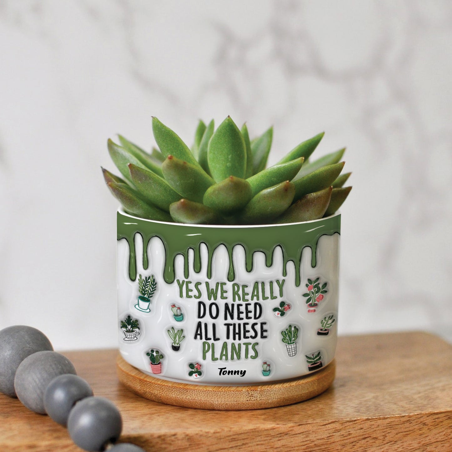 Plant Lovers - Yes I Really Do Need All These Plants -Personalized 3D Inflate Plant Pot