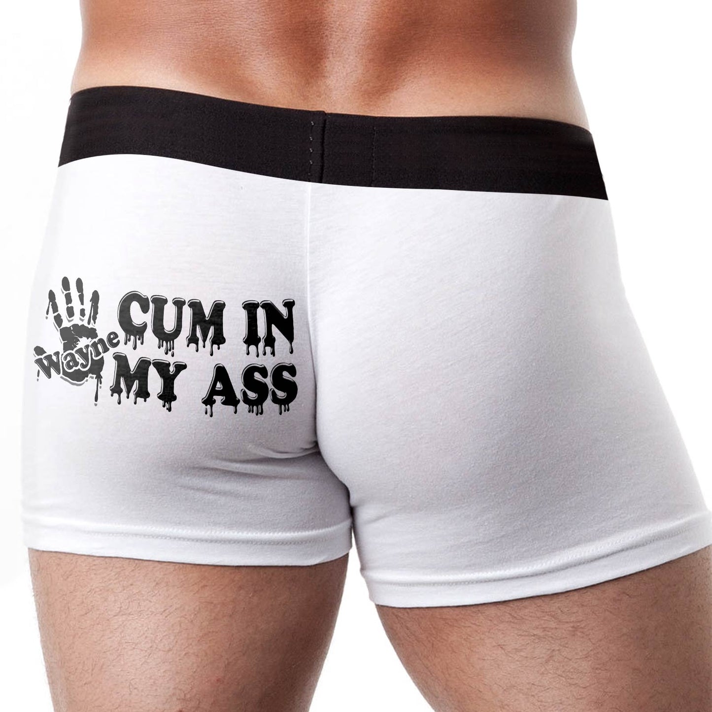 Couple - Cum In My Ass - Personalized Boxer - Ver 2