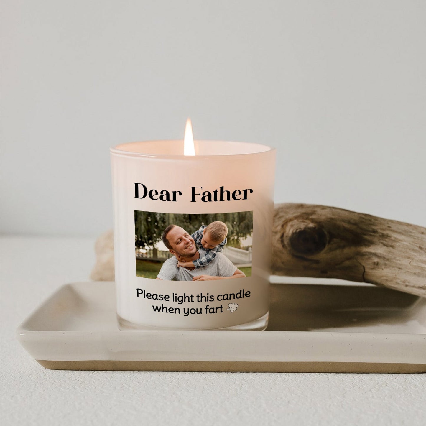 Father - Dear Daddy - Personalized Scented Candle