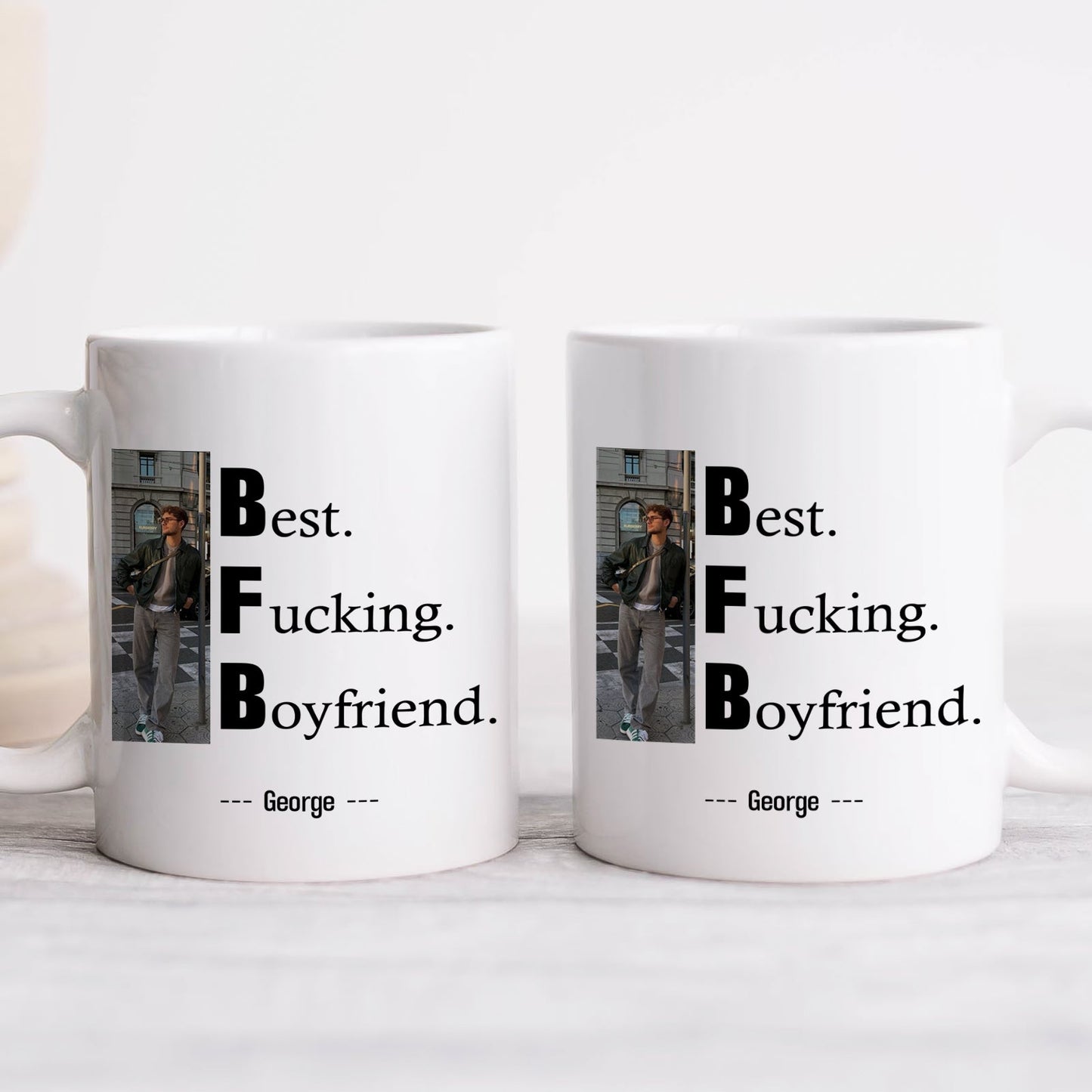 Couple - Best F*cking - Personalized Photo Mug