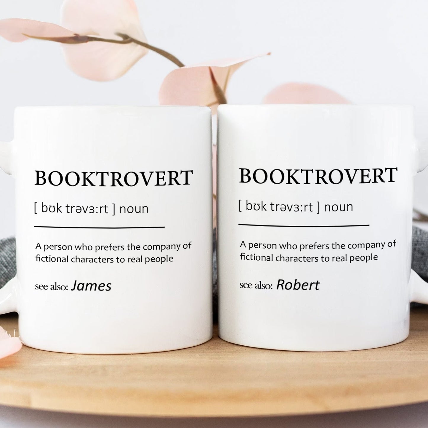 Booktrovert - Gifts For Coworker, Friends, Boss, Nurse - Personalized Mug