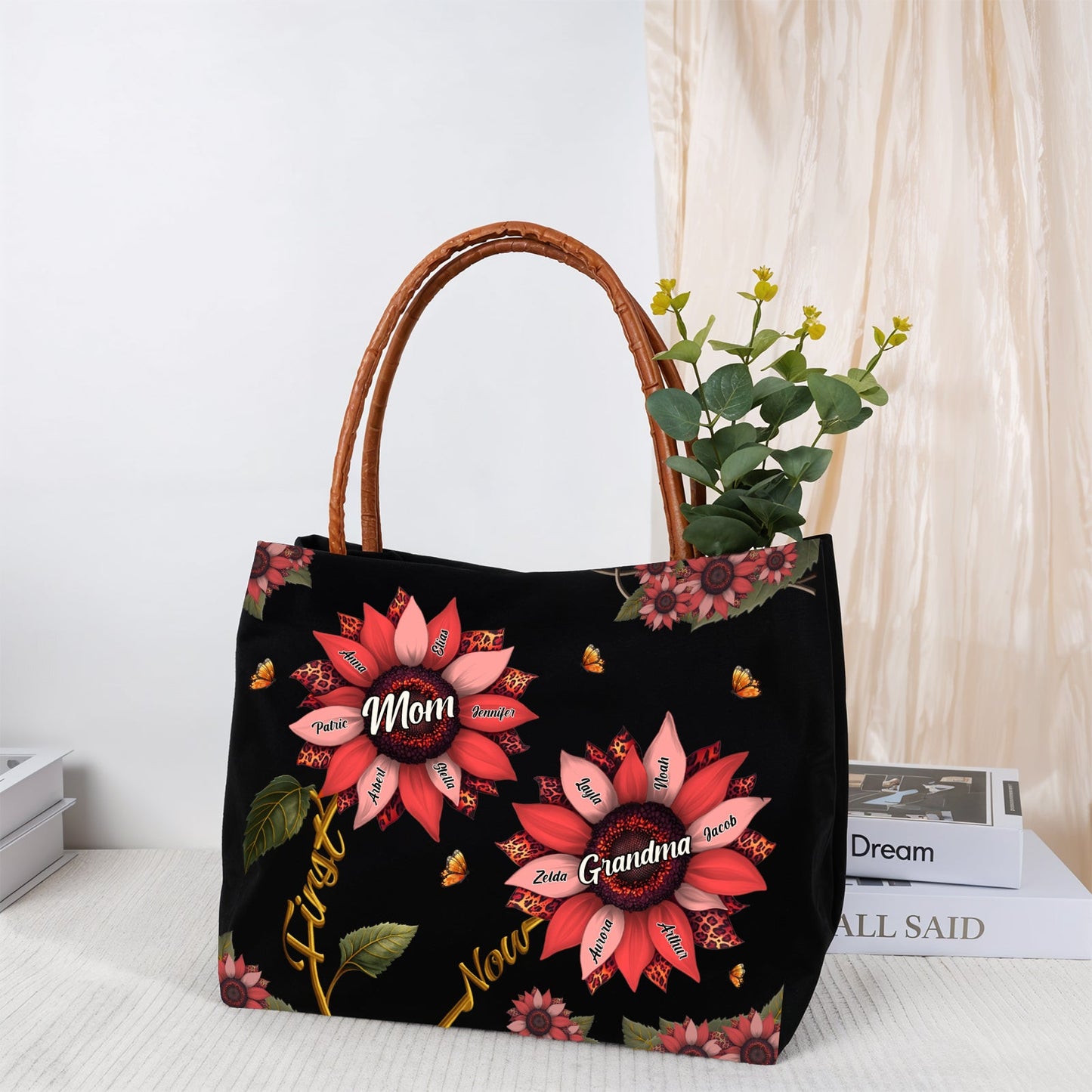 Gift For Mom - Personalized Grandma Tote Bag