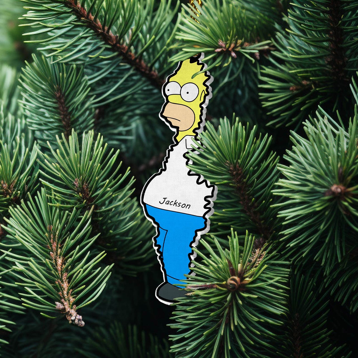 Christmas - Personalized Homer Acrylic Ornament