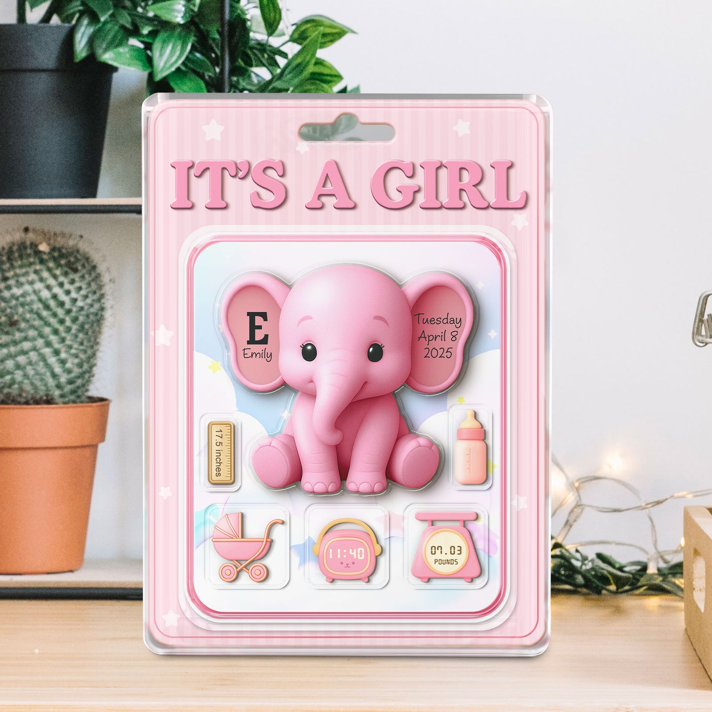 Family - It's A Boy/Girl - Personalized Acrylic Plaque