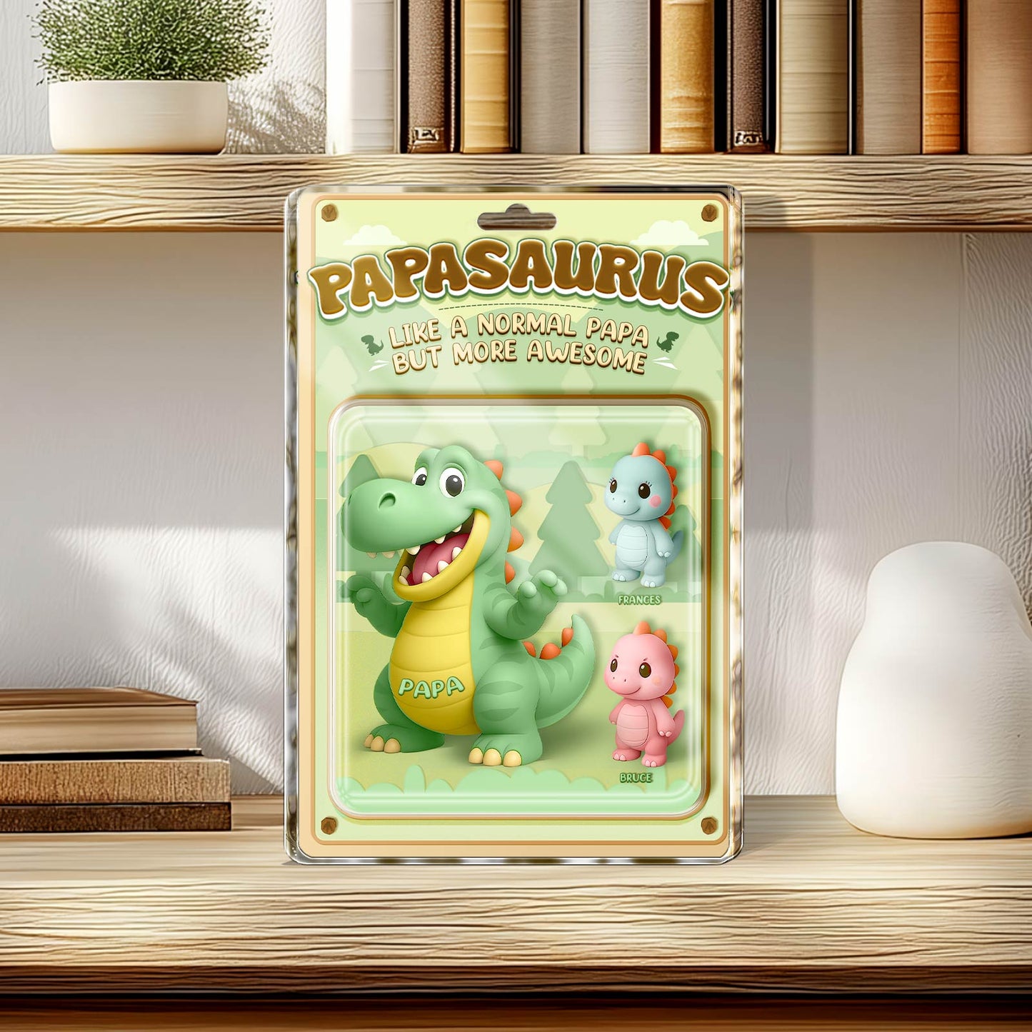 Family - Grandpasaurus/Papasaurus - Personalized Acrylic Plaque