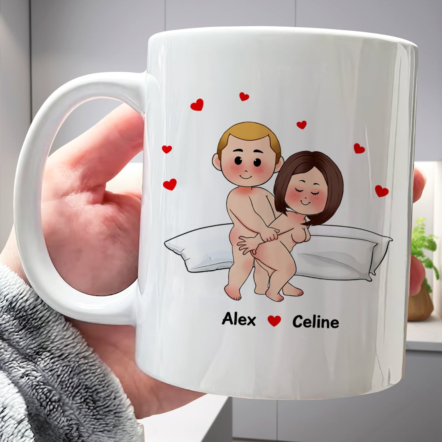 Couple - 18+ Just Love Me - Personalized Mug