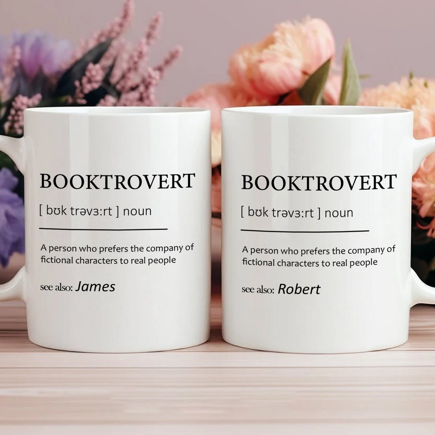 Booktrovert - Gifts For Coworker, Friends, Boss, Nurse - Personalized Mug