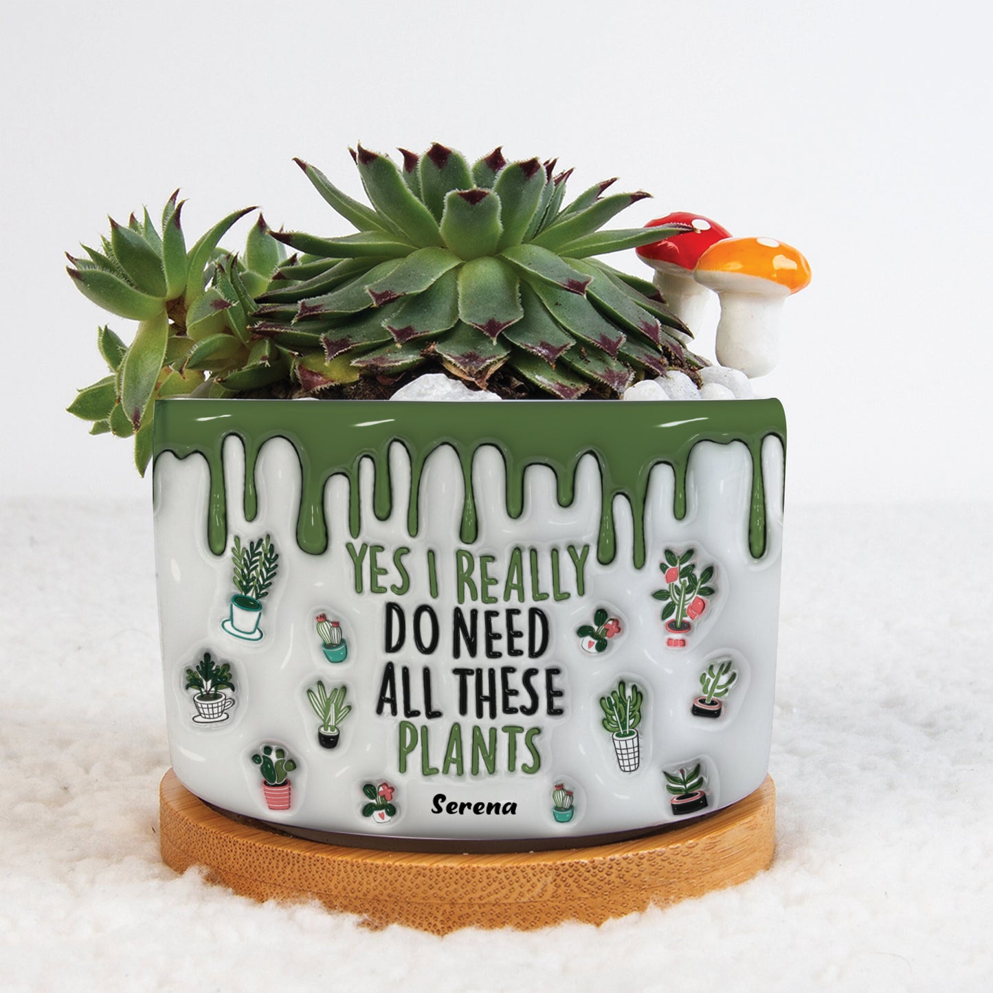 Plant Lovers - Yes I Really Do Need All These Plants -Personalized 3D Inflate Plant Pot