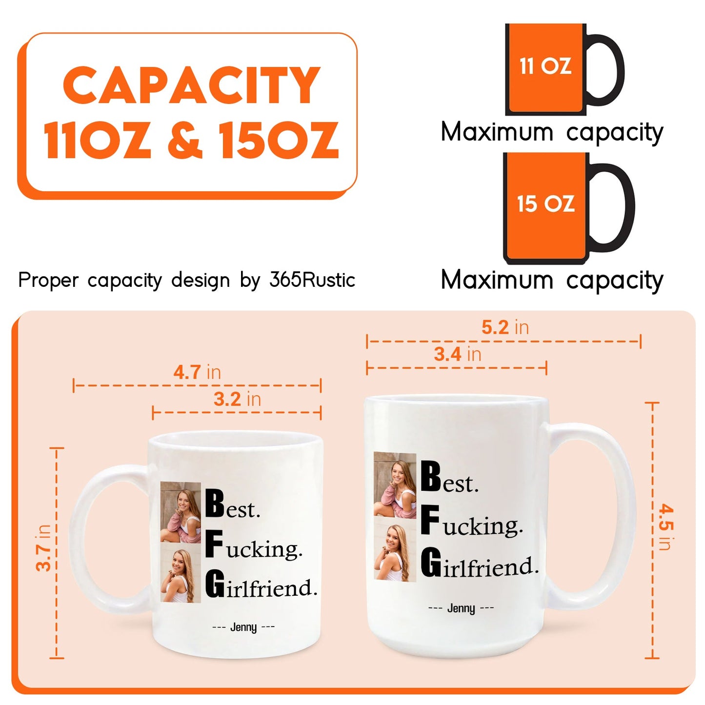 Couple - Best F*cking - Personalized Photo Mug