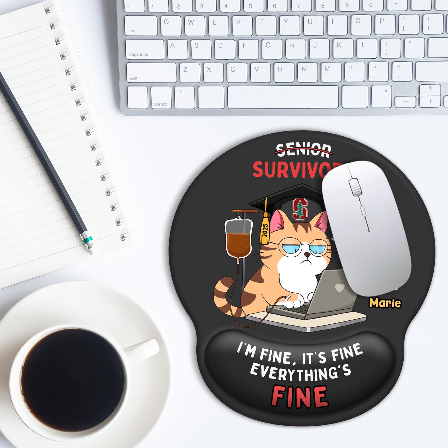 Pet Lovers - Survivors - Personalized Mouse Pad