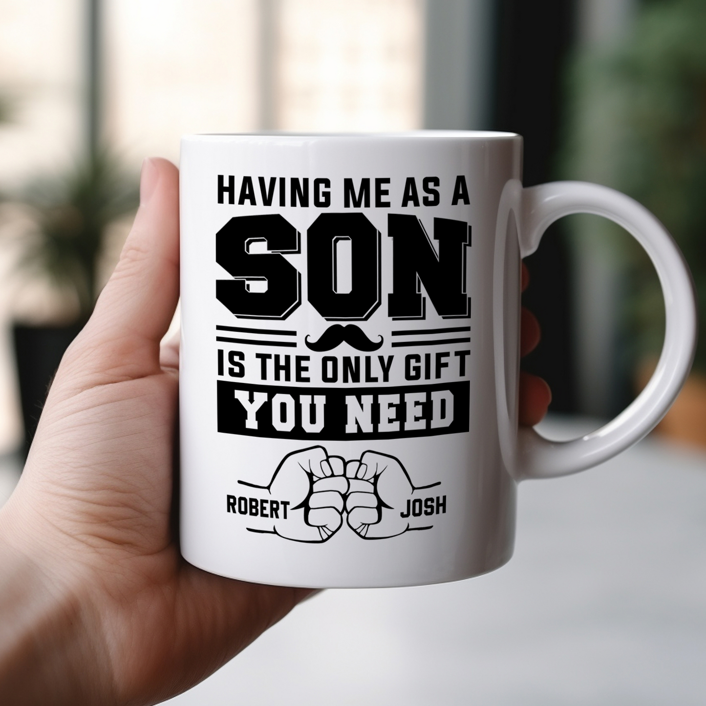 Father - Happy Father's Day - Personalized Mug