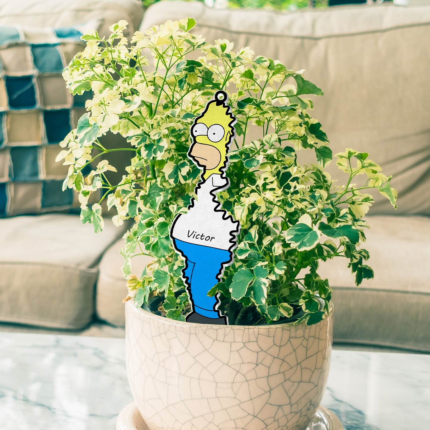 Christmas - Personalized Homer Acrylic Ornament