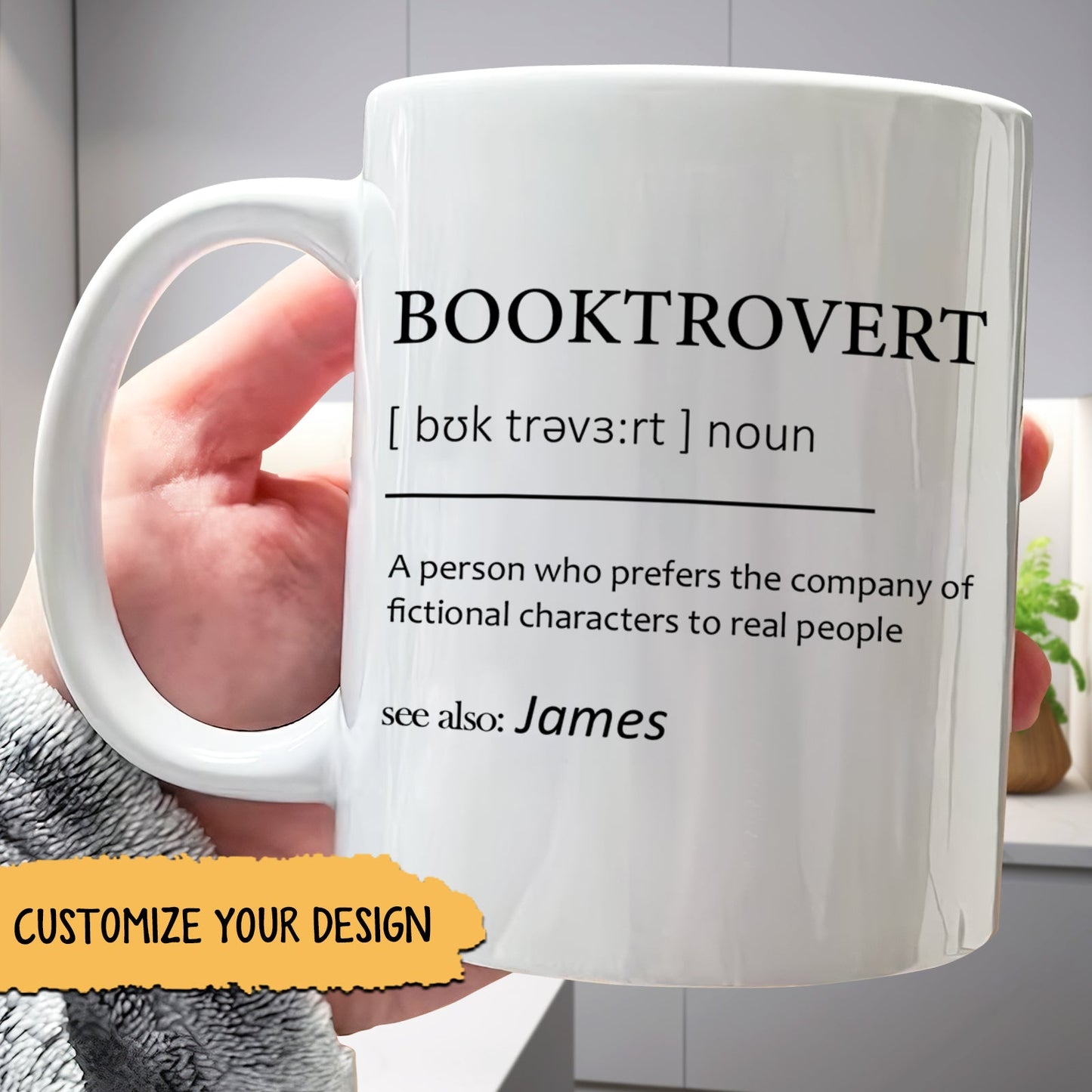 Booktrovert - Gifts For Coworker, Friends, Boss, Nurse - Personalized Mug