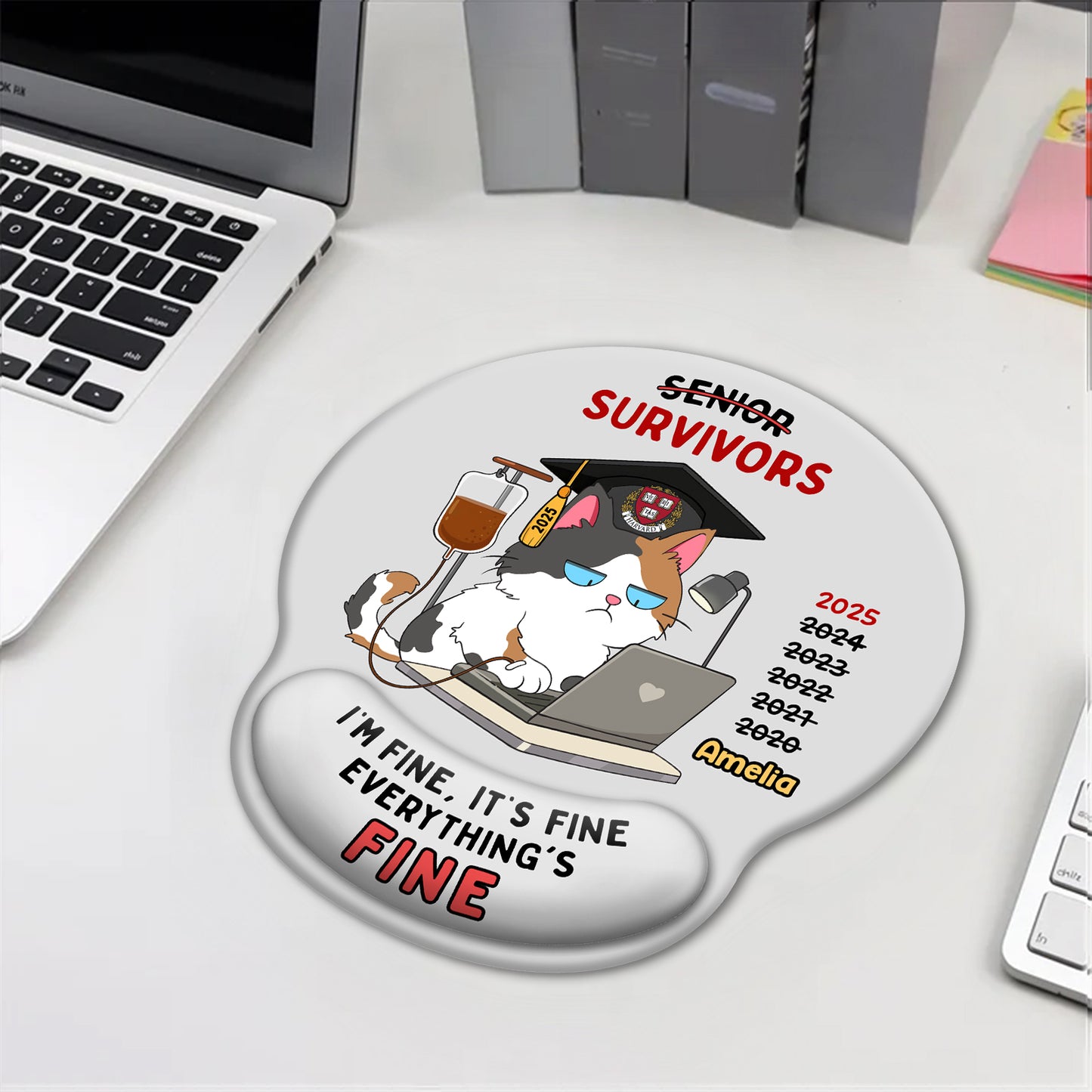 Pet Lovers - Survivors - Personalized Mouse Pad
