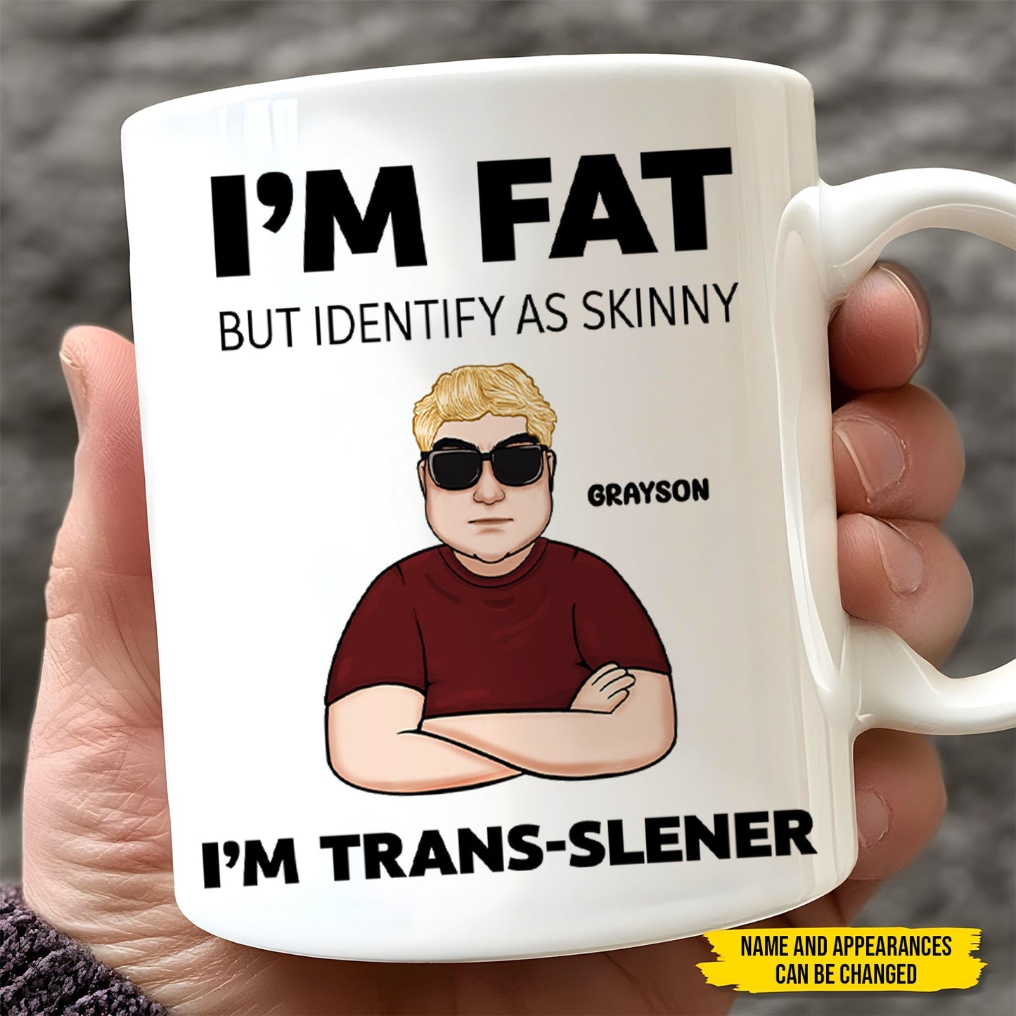 I'm Fat - Personalized Mug