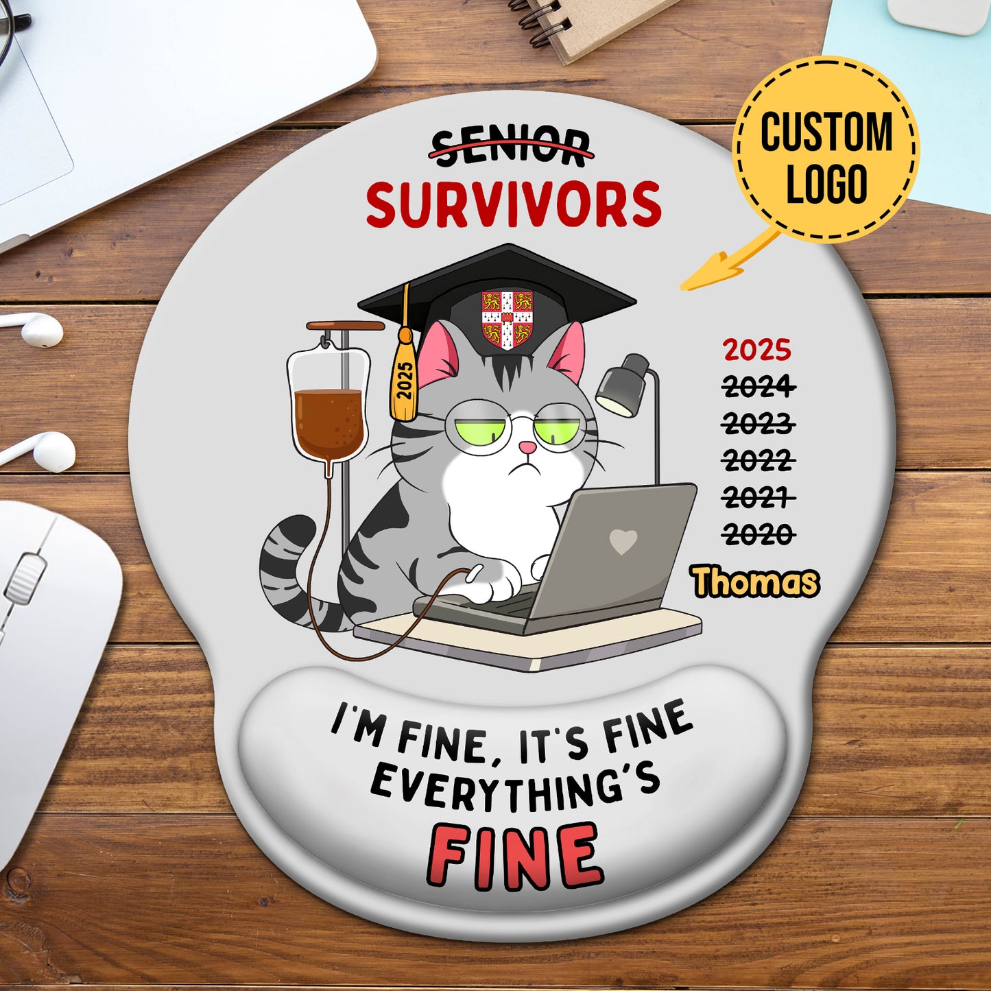 Pet Lovers - Survivors - Personalized Mouse Pad