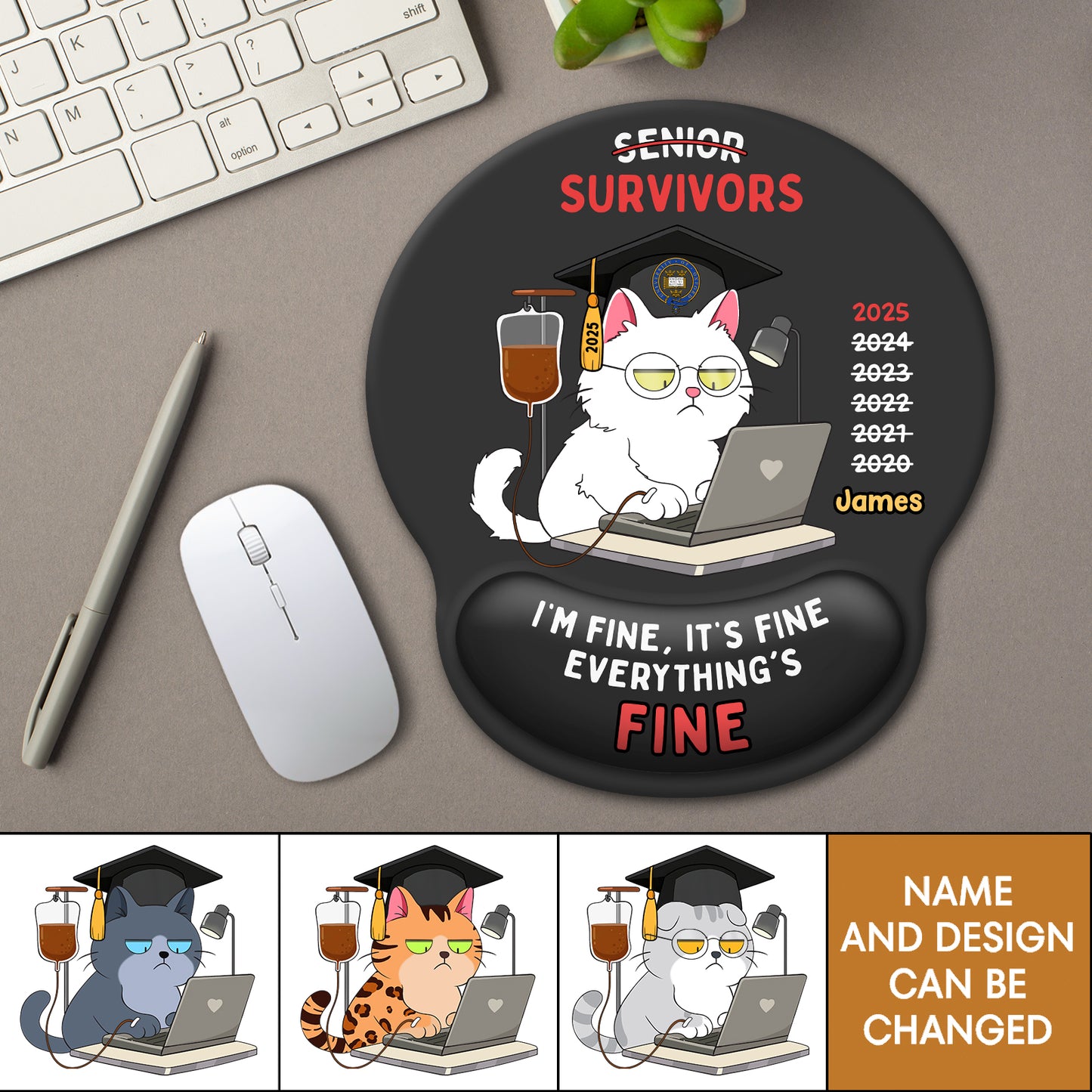 Pet Lovers - Survivors - Personalized Mouse Pad
