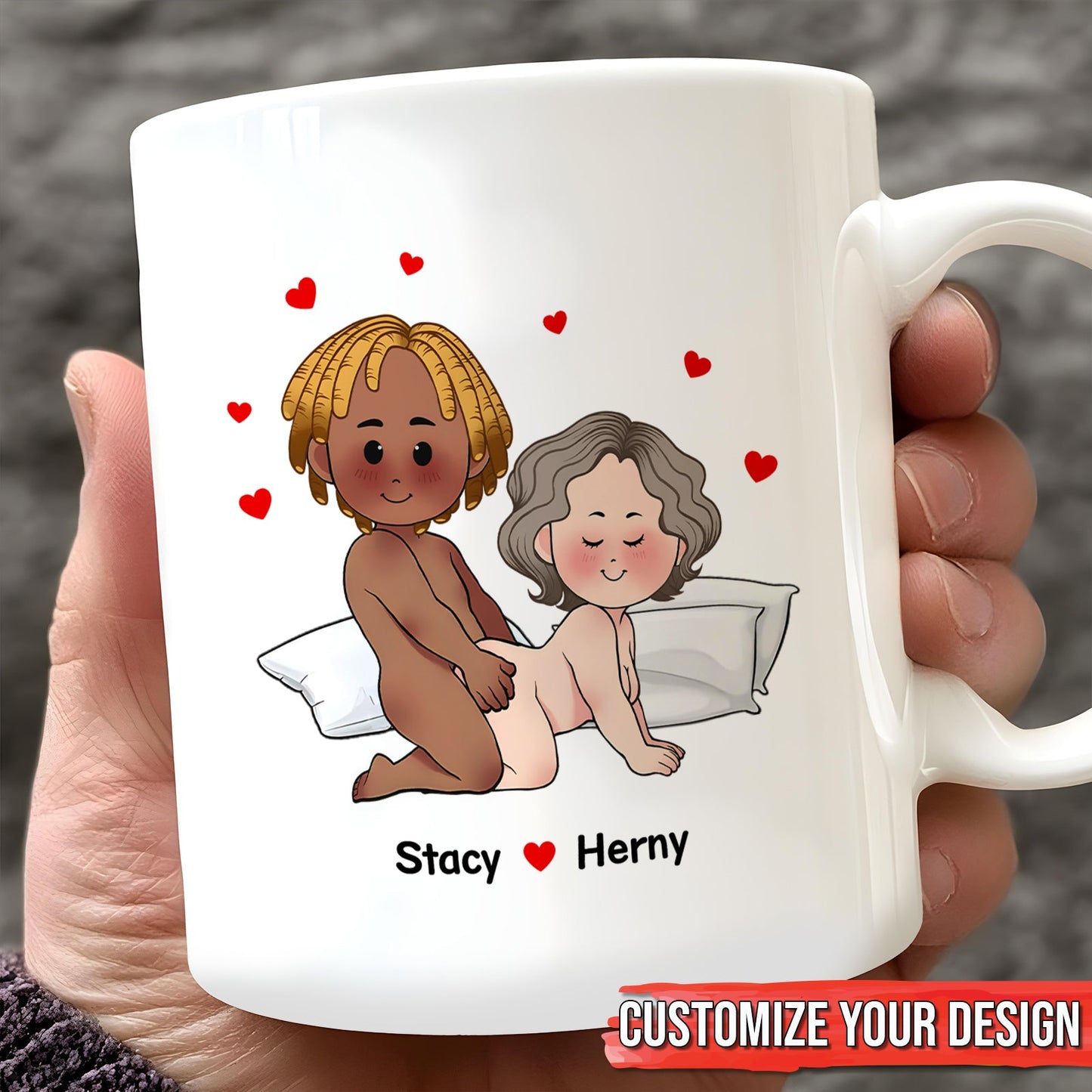 Couple - 18+ Just Love Me - Personalized Mug