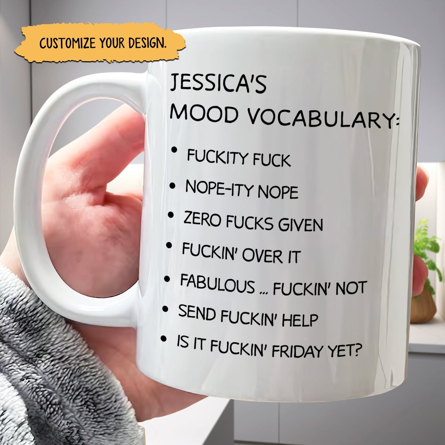 Funny Mug - Custom Job Title - Fun Gifts For Coworker, Friends, Boss, Nurse - Personalized Mug