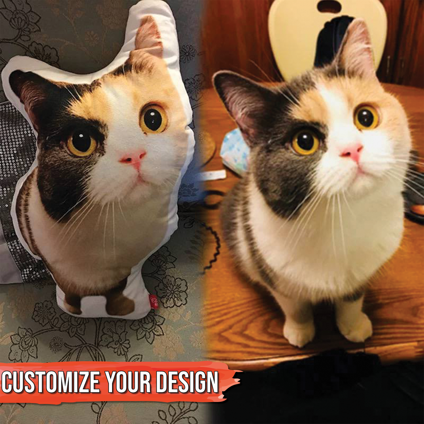 Pet Lover - Personalized Pet Shaped Pillow