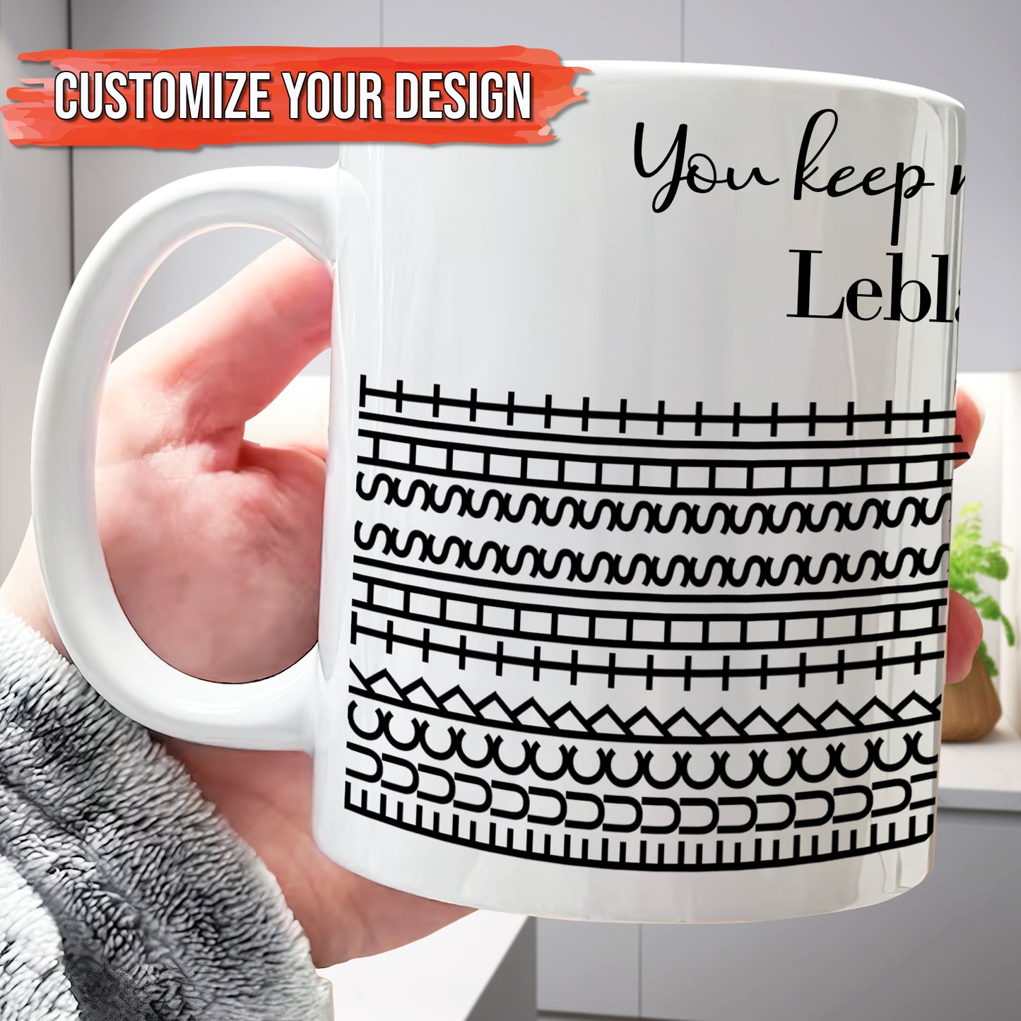 You Keep Me Sane - Personalized Mug