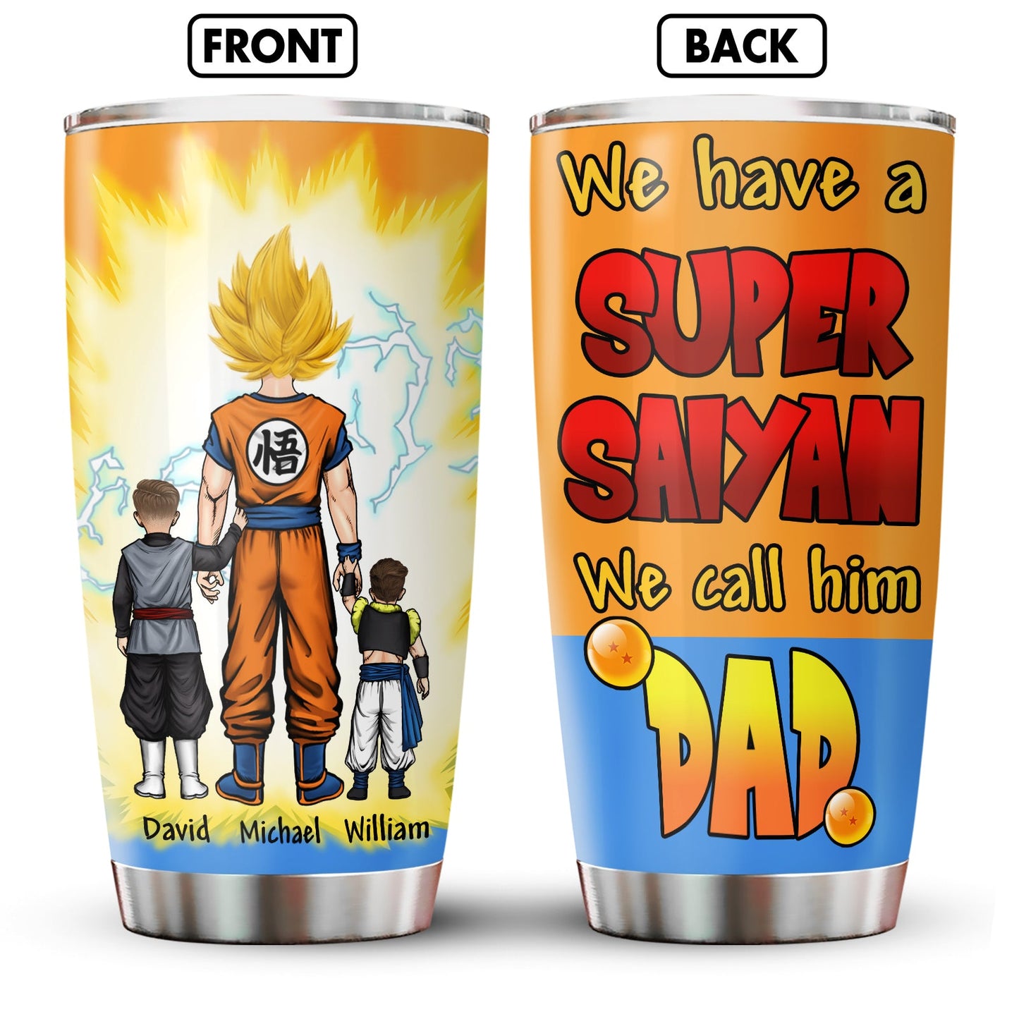 Family - We Call Him Dad - Personalized Tumbler