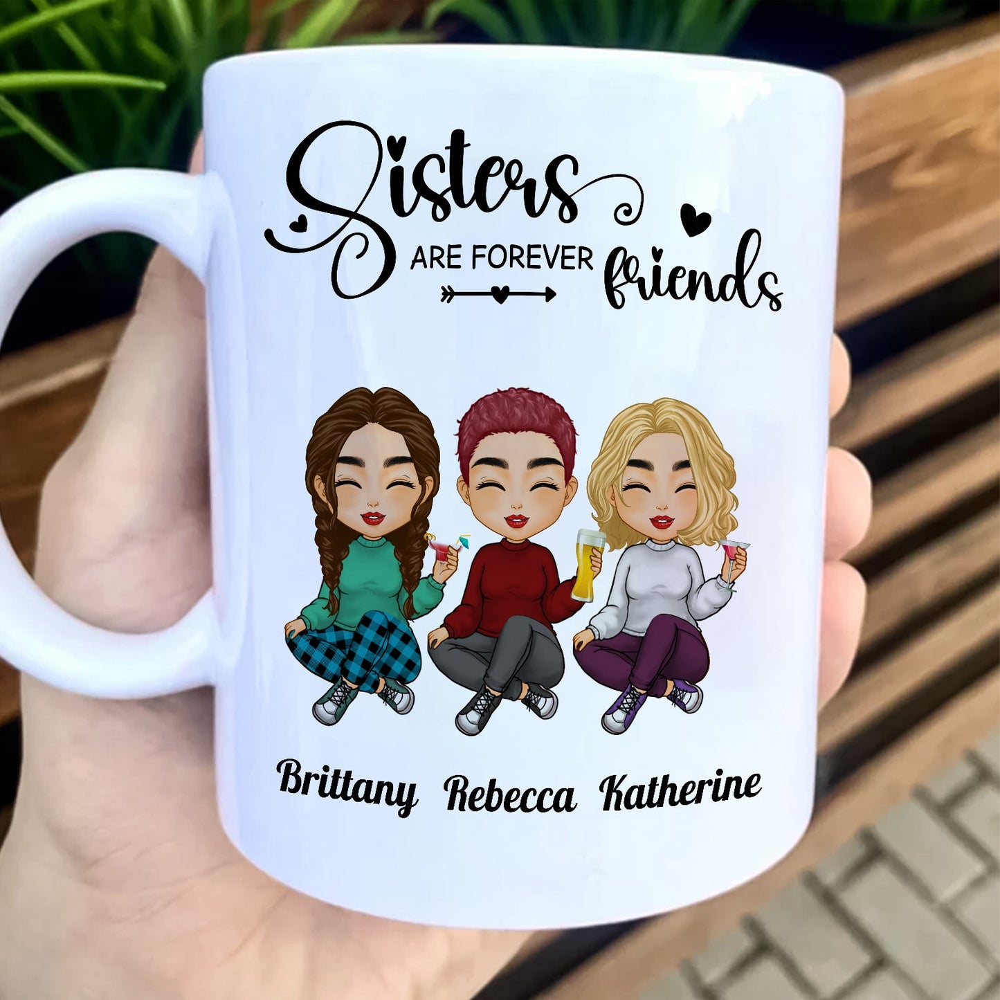 Besties - Soul Sisters - Personalized Mug