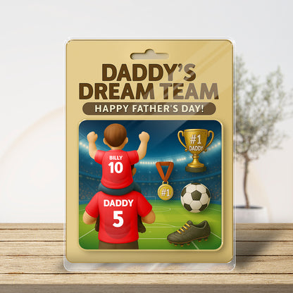 Family - The Best of Teammates - Personalized Acrylic plaque