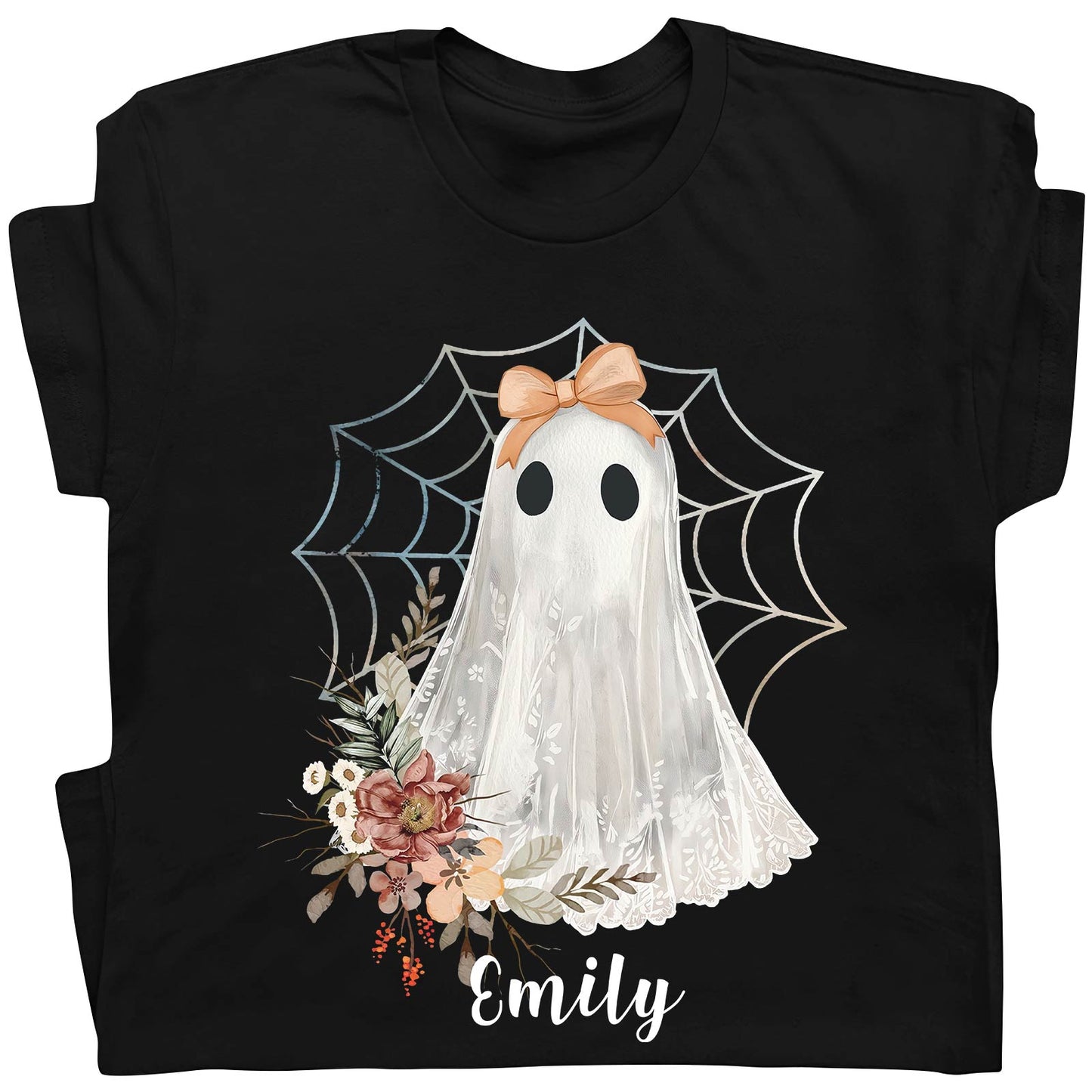 Halloween - Lace Ghost - Personalized Shirt