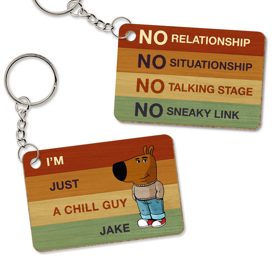 Chill guy - Personalized Acrylic Keychain