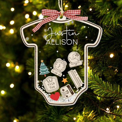 Family - Baby's First Christmas - Personalized Ornament