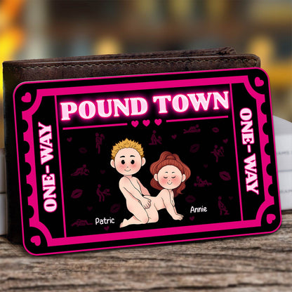 Couple - Pound Town - Personalized Wallet Card