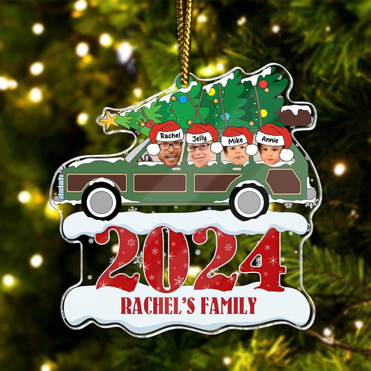 Family - Christmas Journey 2024 Family Together - Personalized acrylic Ornament