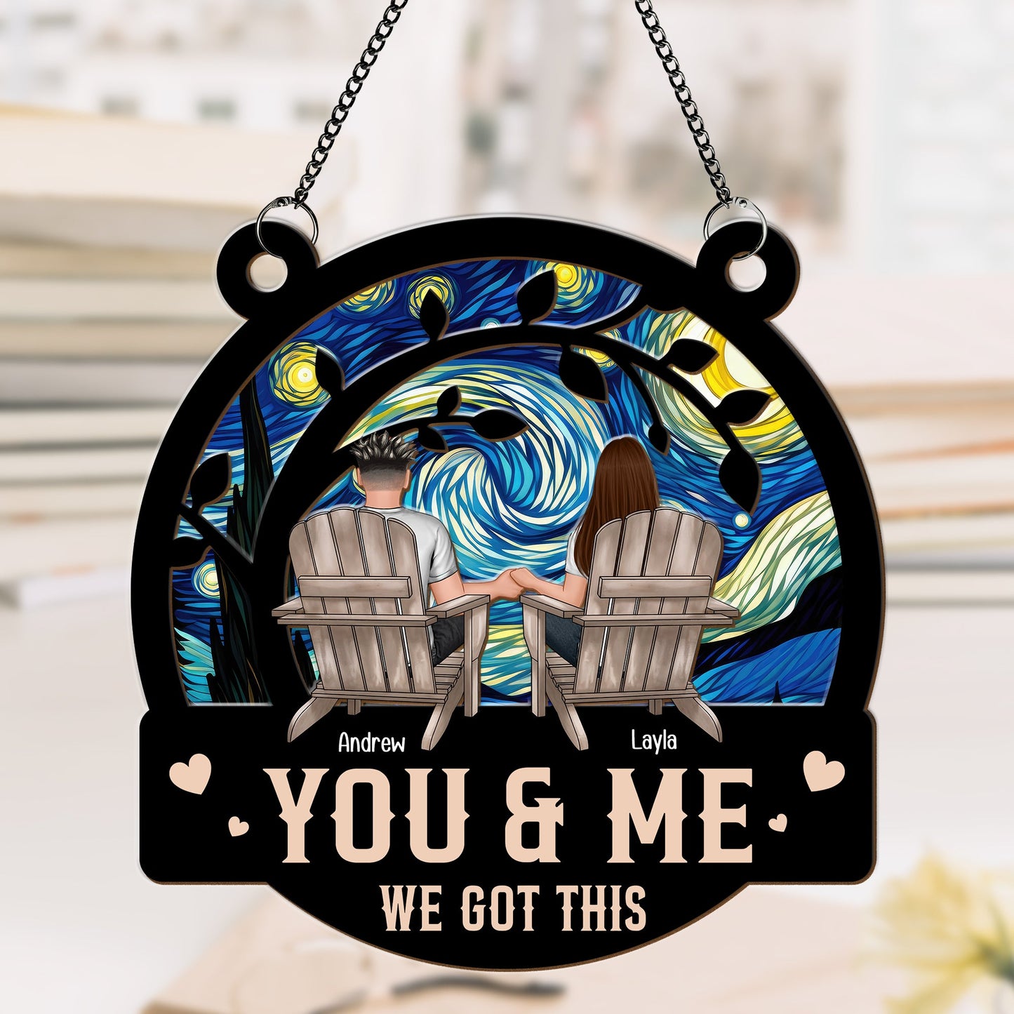 Couple - You & Me We Got This - Personalized Suncatcher Ornament