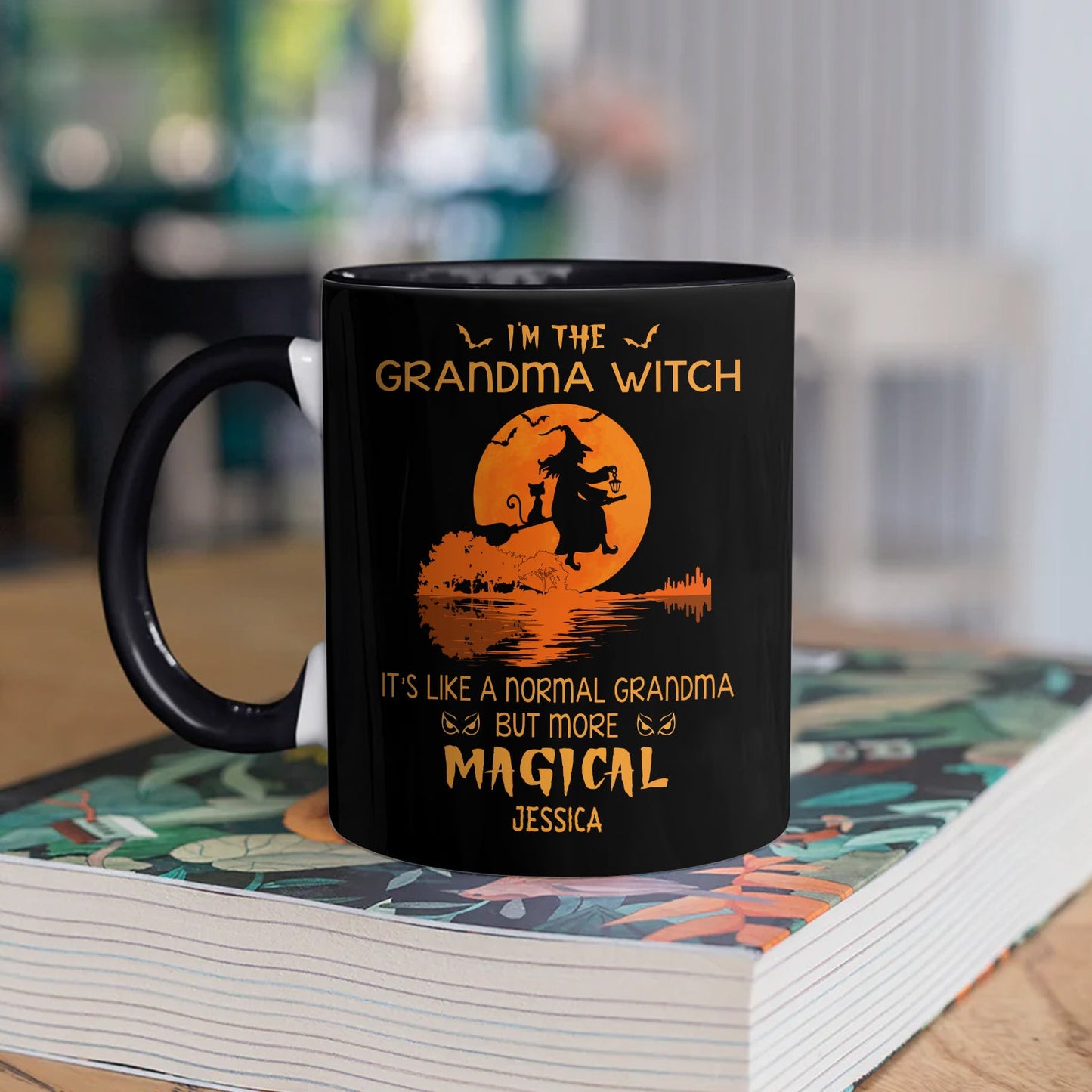 Family - I'm the Grandma Witch - Personalized Accent Mug