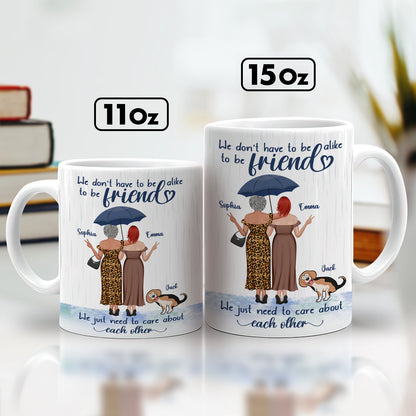 Besties - We Just Need To Care About Each Other - Personalized Mug