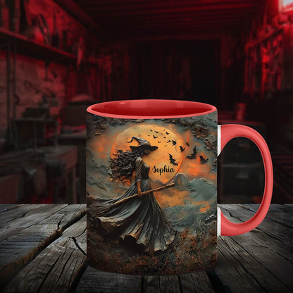 Beautiful Witch - Personalized Accent Mug