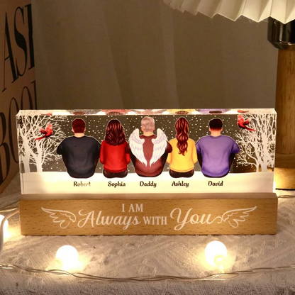 Family - I Am Always With You - Personalized LED Light