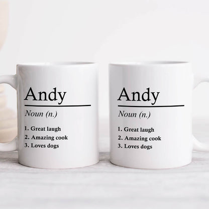 Family - Name And Definition - Personalized Mug