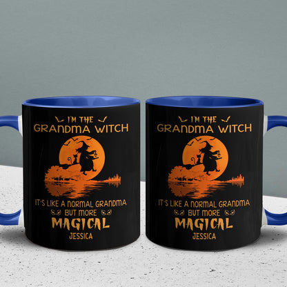 Family - I'm the Grandma Witch - Personalized Accent Mug