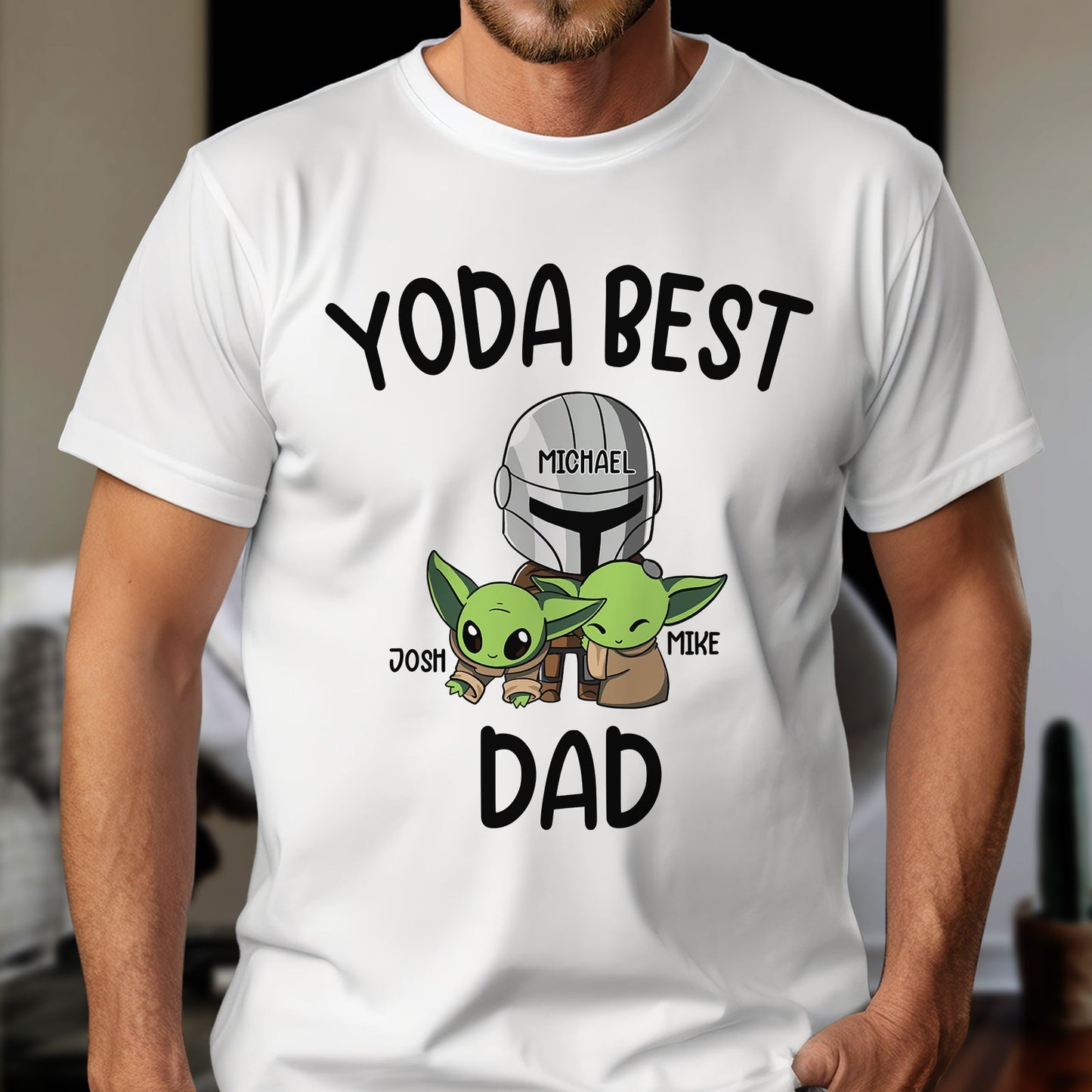 Father's Day - Yoda Best Dad - Personalized Shirt, Hoodie, Sweater