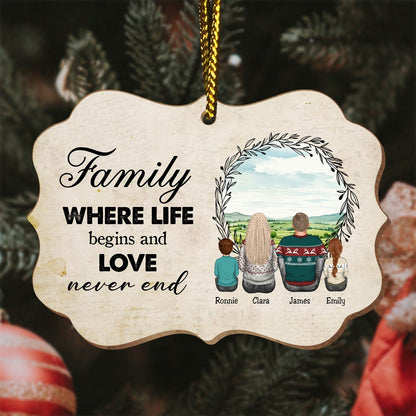 Family - The Greatest Gift Our Parents Gave Us Was Each Other - Personalized Ornament