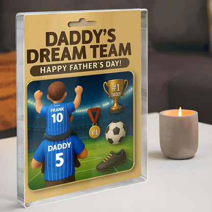 Family - The Best of Teammates - Personalized Acrylic plaque