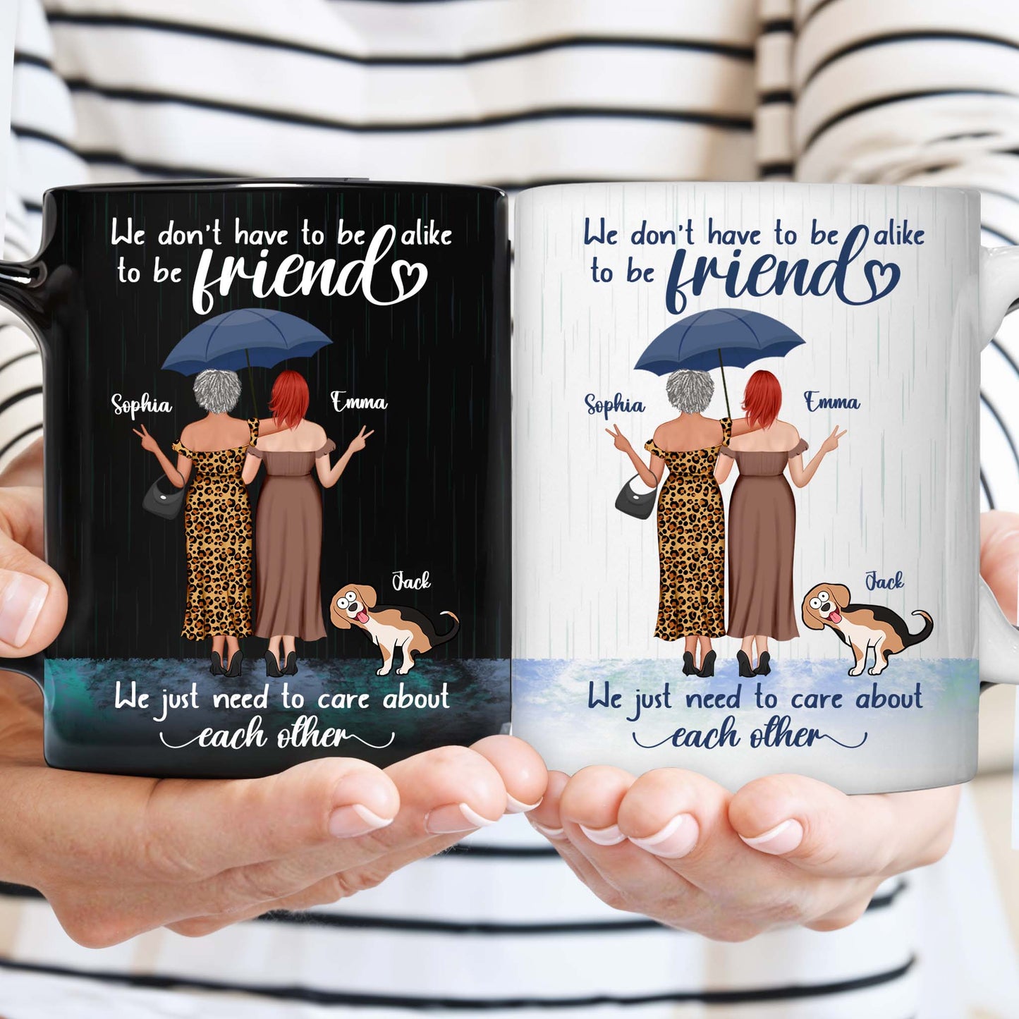 Besties - We Just Need To Care About Each Other - Personalized Mug