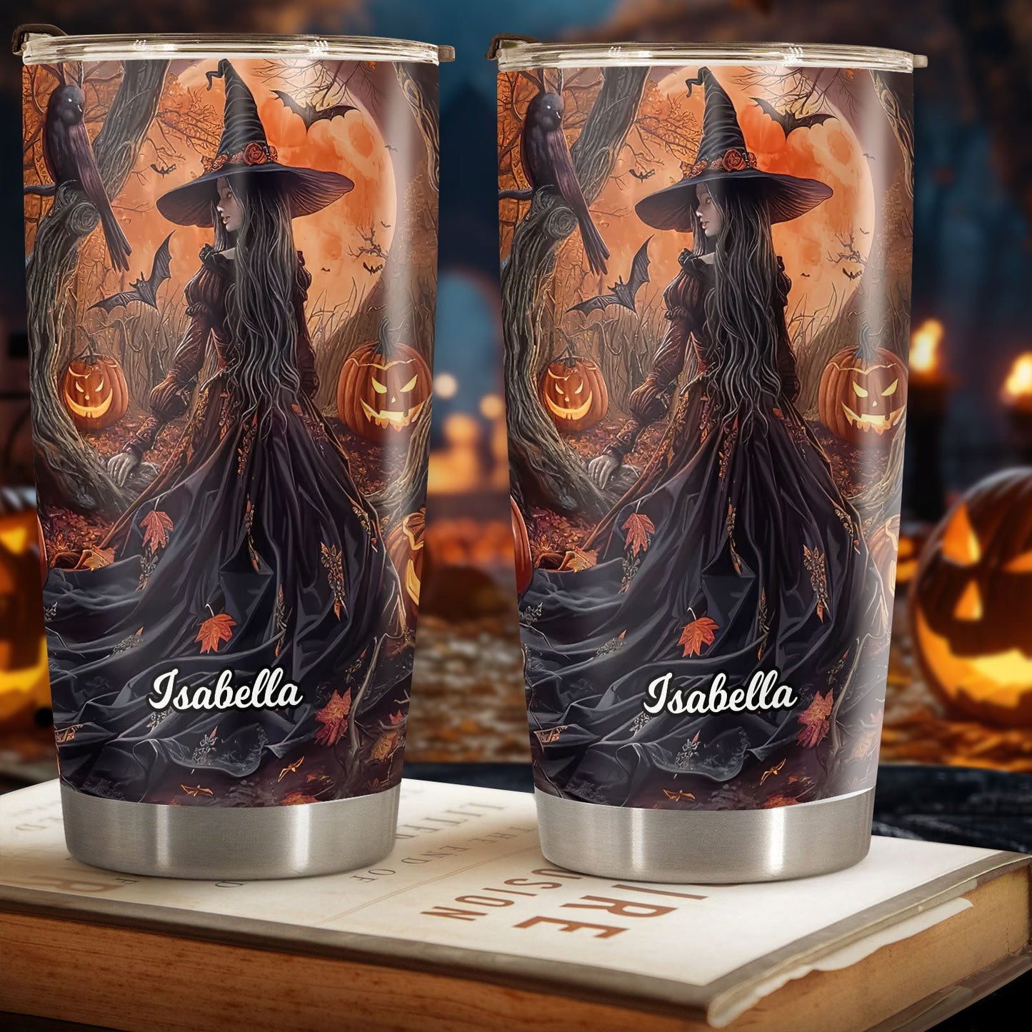 Beautiful Witch - Personalized Tumbler Ver 2